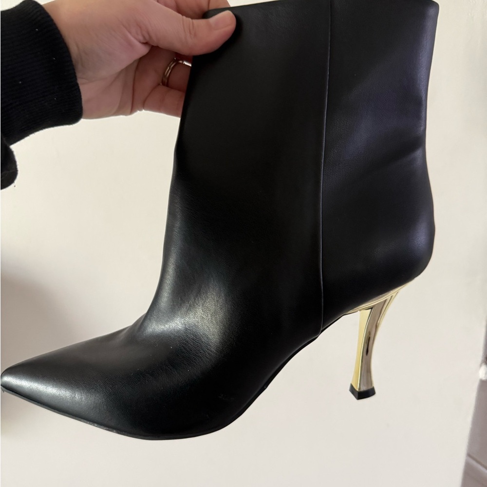 Ninewest Narend Pointy Toe Stiletto Dress Bootie Size 10 - Picture 2 of 10